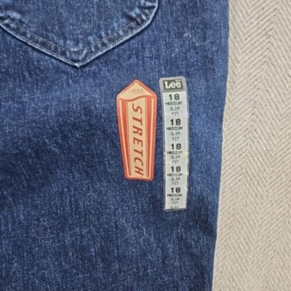 Riders by Lee Women's Denim Jeans Straight Leg Stretch Pockets Black Size 18 M - Picture 3 of 15